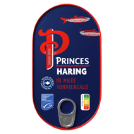 Princes Haringfilet in milde tomatensaus Foto van Princes Haringfilet in milde tomatensaus