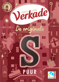 Foto van Verkade Chocoladeletter puur