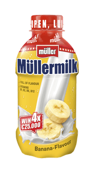 Müllermilk Banaan Foto van Müllermilk Banaan