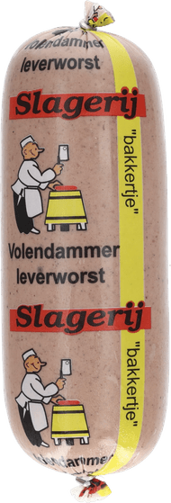 Bakkertje Volendammer leverworst Foto van Bakkertje Volendammer leverworst