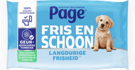 Page Vochtig toiletpapier compleet schoon Foto van Page Vochtig toiletpapier compleet schoon