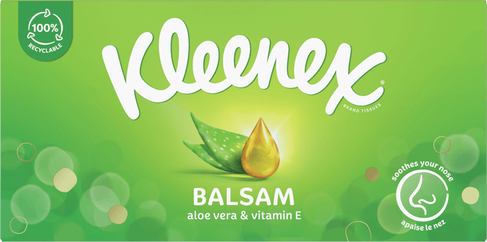 Kleenex Tissues balsam box