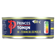 Princes Tonijnstukken in zonnebloemolie Foto van Princes Tonijnstukken in zonnebloemolie