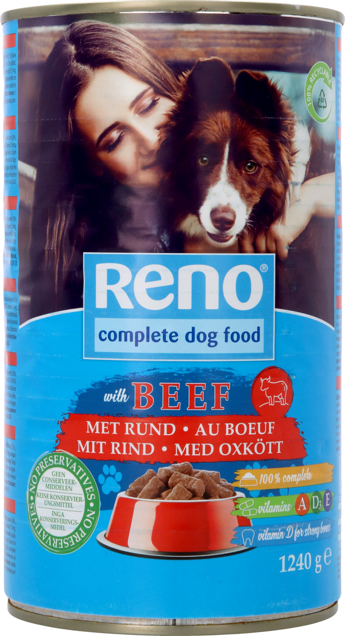 Reno Hondenvoer rund-gevogeltepasta in saus