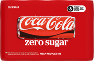 Coca-Cola Zero 12x33 cl Foto van Coca-Cola Zero 12x33 cl