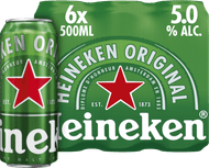 Foto van Heineken Pilsener 6x50 cl