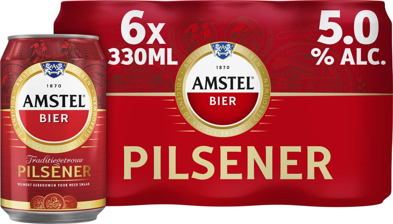 Amstel Pilsener 6x33 cl