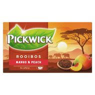 Pickwick Mango & Perzik Rooibos thee Foto van Pickwick Mango & Perzik Rooibos thee