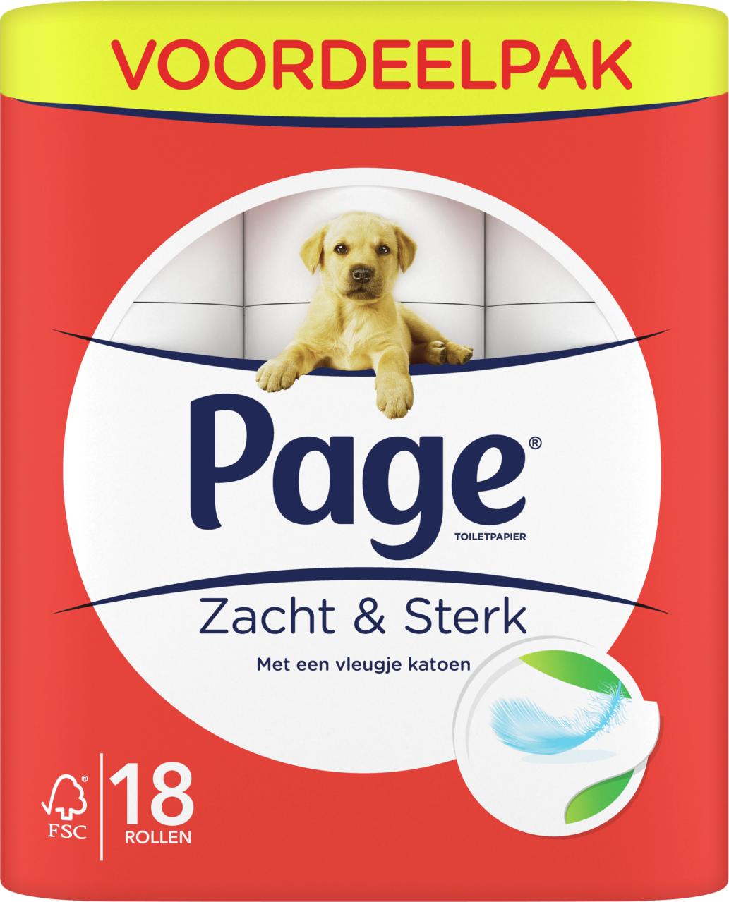 Page Toiletpapier 18 rollen zacht & sterk
