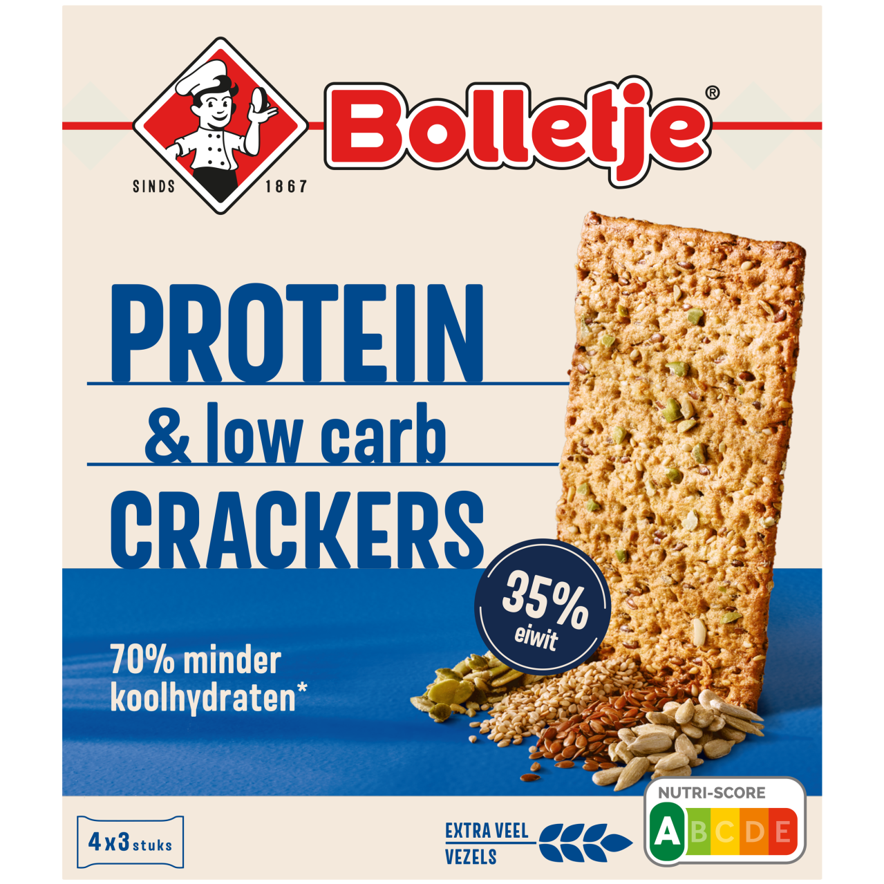 Bolletje Crackers protein low carb