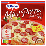 Foto van Dr. Oetker Mini pizza salame 3 stuks