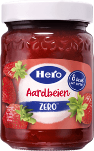 Foto van Hero Jam zero aardbeien