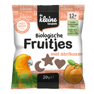 De Kleine Keuken Bio fruitjes met abrikozen Foto van De Kleine Keuken Bio fruitjes met abrikozen