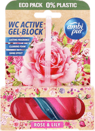 Ambi Pur Toiletblok rose & lily Foto van Ambi Pur Toiletblok rose & lily