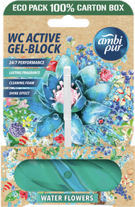 Ambi Pur Toiletblok water flowers Foto van Ambi Pur Toiletblok water flowers