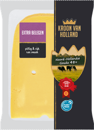 Foto van Kroon van Holland Extra belegen kaas 48+ plakken