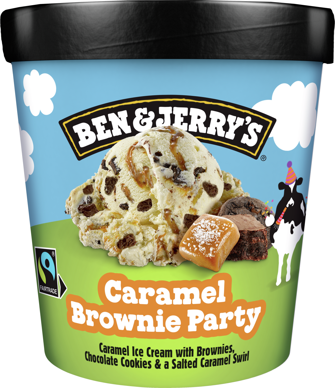 Ben & Jerry's Caramel brownie party