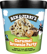 Ben & Jerry's Caramel brownie party Foto van Ben & Jerry's Caramel brownie party