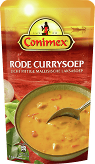 Conimex Rode currysoep Foto van Conimex Rode currysoep