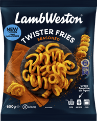 Lamb Weston Twister fries seasoned Foto van Lamb Weston Twister fries seasoned