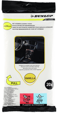 Foto van Dunlop autoreinigingsdoekjes