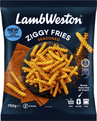 Foto van Lamb Weston Ziggy fries seasoned