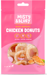 Misty & Bluey Hondensnacks chicken donuts Foto van Misty & Bluey Hondensnacks chicken donuts