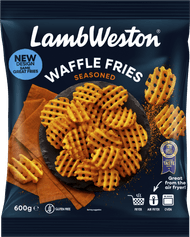 Lamb Weston Waffle fries seasoned Foto van Lamb Weston Waffle fries seasoned