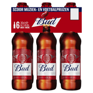 Bud Pilsener 6x30cl Foto van Bud Pilsener 6x30cl