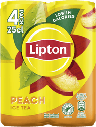 Foto van Lipton Peach 4x25 cl