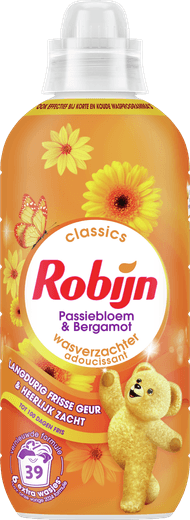 Robijn Wasverzachter passiebl. & bergamot 39 wb Foto van Robijn Wasverzachter passiebl. & bergamot 39 wb