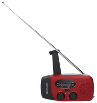 Foto van Soundlogic noodradio met powerbank en zaklamp