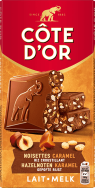 Côte d'Or Chocoladereep hazelnoot karamel Foto van Côte d'Or Chocoladereep hazelnoot karamel