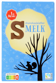 1 de Beste Chocoladeletter melk s Foto van 1 de Beste Chocoladeletter melk s