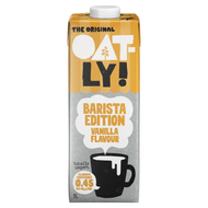 Oatly Barista edition hafer oat vanilla flavour Foto van Oatly Barista edition hafer oat vanilla flavour