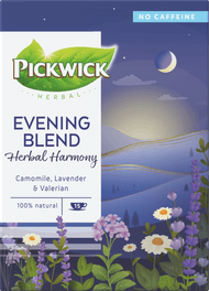 Pickwick Kruidenthee herbal harmony 15 zk. Foto van Pickwick Kruidenthee herbal harmony 15 zk.