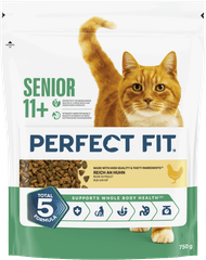Perfect Fit Kattenvoer droog senior kip 11+ Foto van Perfect Fit Kattenvoer droog senior kip 11+