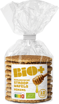 Bio+ Stroopwafel honing Foto van Bio+ Stroopwafel honing