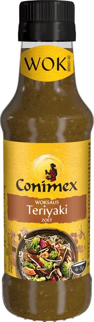 Conimex Woksaus zoet teriyaki Foto van Conimex Woksaus zoet teriyaki