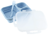 Inklapbare lunchbox siliconen Foto van Inklapbare lunchbox siliconen