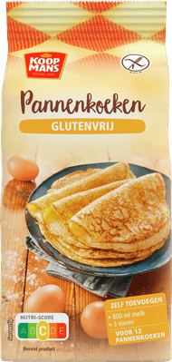 Koopmans Pannenkoekenmix glutenvrij Foto van Koopmans Pannenkoekenmix glutenvrij