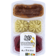 Daily Chef Stoofperen-puree met hachee Foto van Daily Chef Stoofperen-puree met hachee