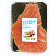 Bio+ Noorse zalm gerookt Foto van Bio+ Noorse zalm gerookt