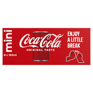 Coca-Cola Regular 8 x 15 cl Foto van Coca-Cola Regular 8 x 15 cl