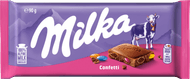 Milka Chocoladereep confetti Foto van Milka Chocoladereep confetti