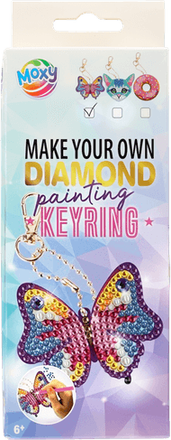 Diamond painting sleutelhanger 3 assorti Foto van Diamond painting sleutelhanger 3 assorti