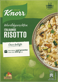 Knorr Wereldgerecht italiaanse risotto Foto van Knorr Wereldgerecht italiaanse risotto
