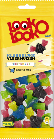 Look O Look Kleurrijke vleermuizen Foto van Look O Look Kleurrijke vleermuizen