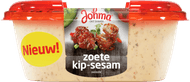 Johma Salade zoete kip-sesam Foto van Johma Salade zoete kip-sesam