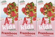 Appelsientje Kids fruitdrink framboos 6 st. Foto van Appelsientje Kids fruitdrink framboos 6 st.